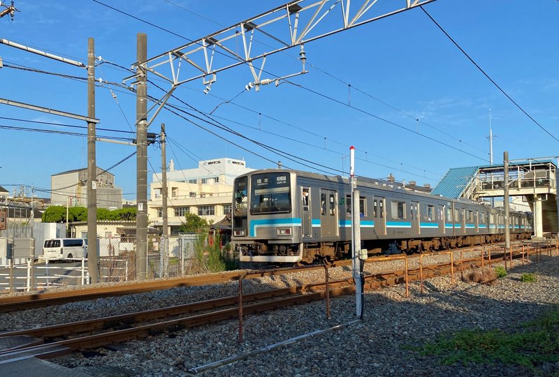 JR相模線205系車両@北茅ヶ崎駅