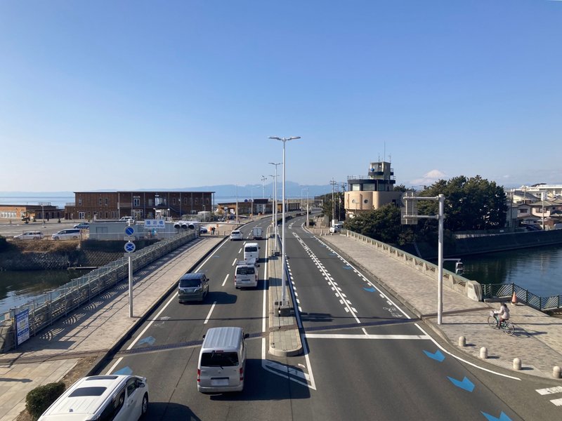 引地川河口部の橋と道路(M)