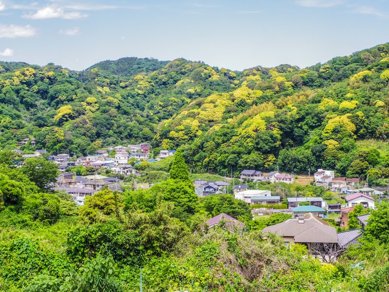 【神奈川県】葉山町・上山口の街並み