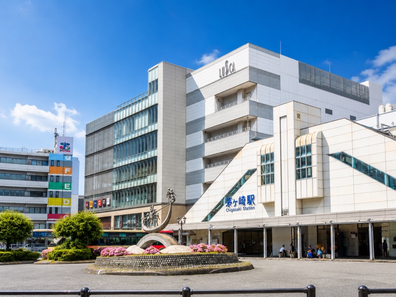 茅ヶ崎駅南口の駅前（湘南・利便の高い駅）